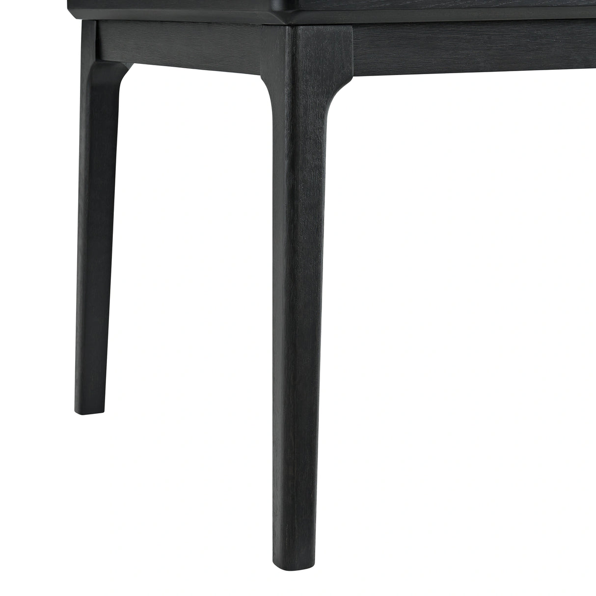 Garcia 5PC Dining Set with Table and 4 Chairs in Black
