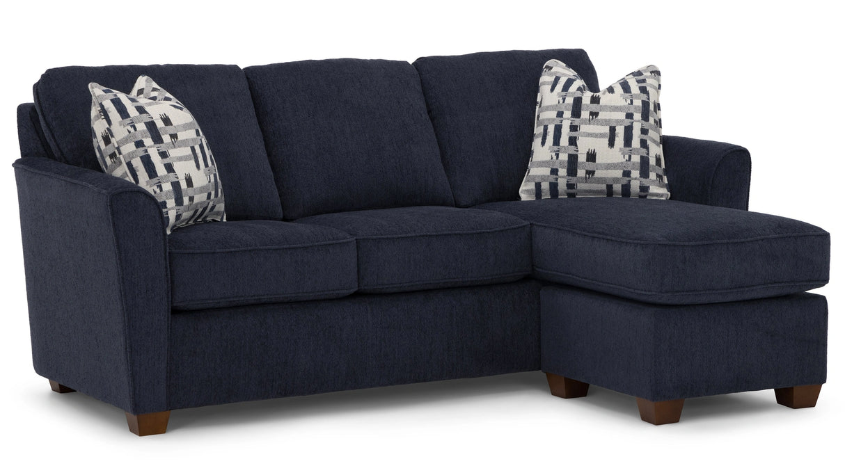58865G Sofa Chaise Qn. Sleeper Gel