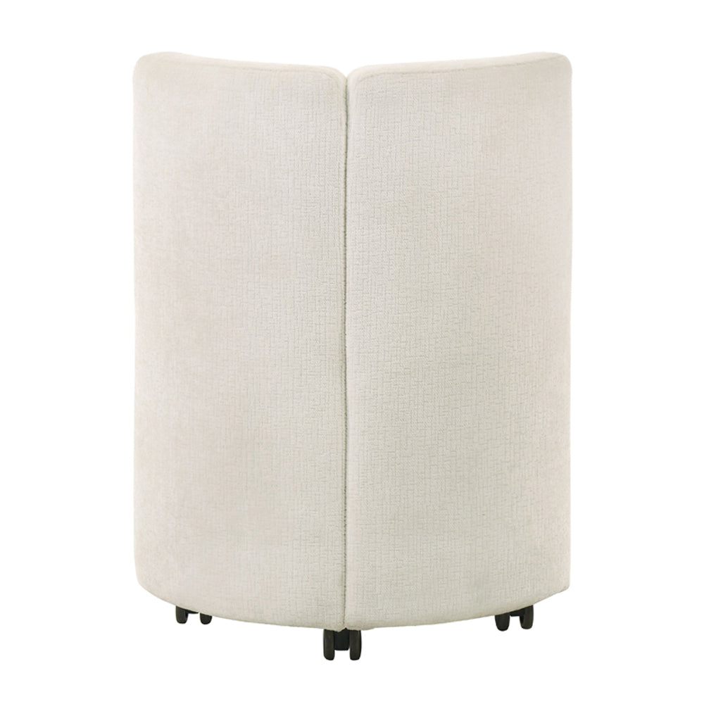 Side Chair w/Swivel Casters (Set-2)