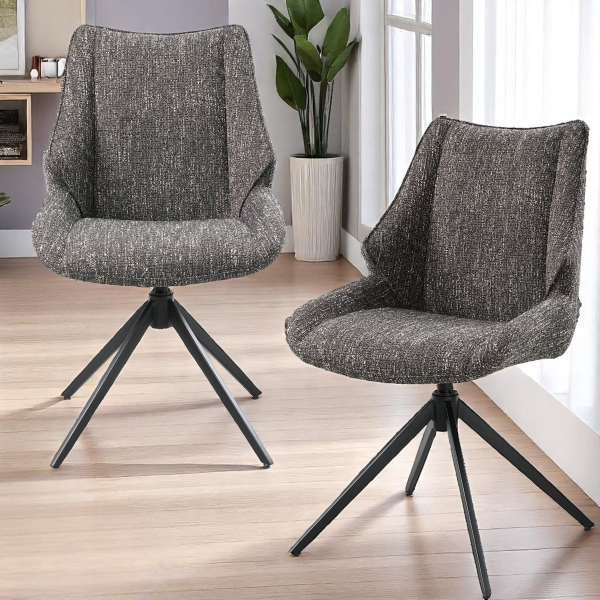 Side Chair wSwivel (Set-2)
