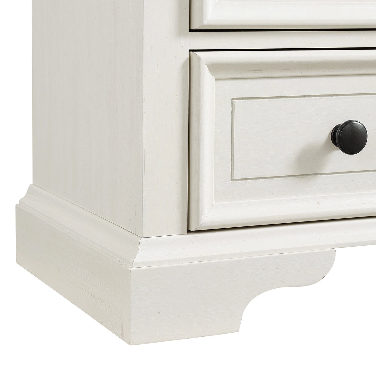 Eastwood Youth 5-Drawer Chest in Brown and Off-White