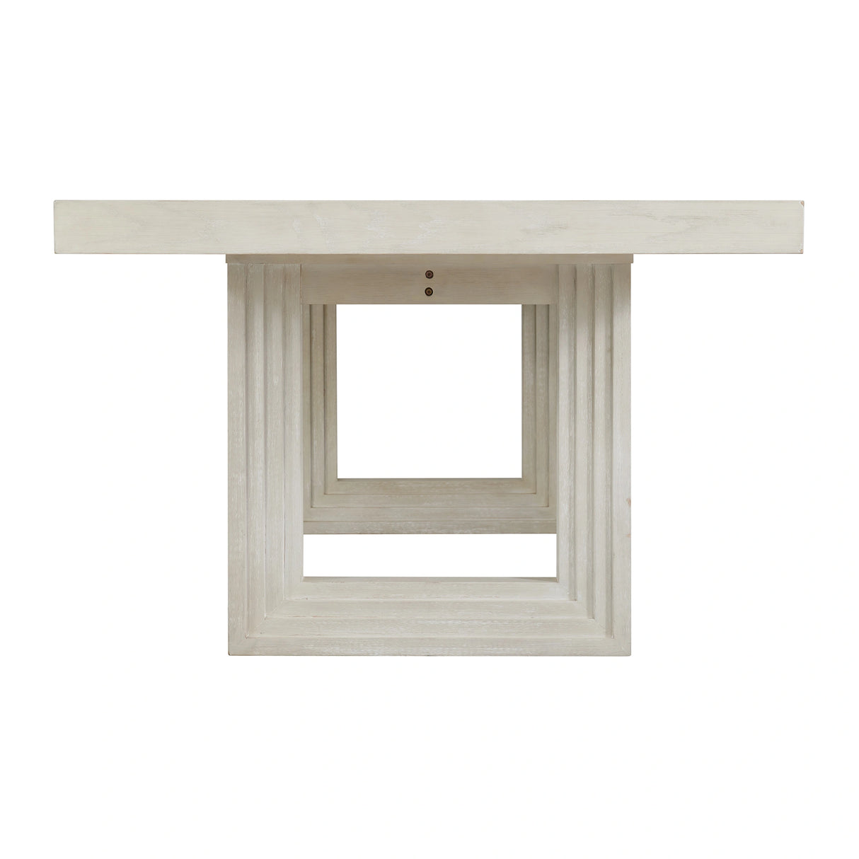 Avalanche Rectangular Dining Table with 18" Leaf in Antique White