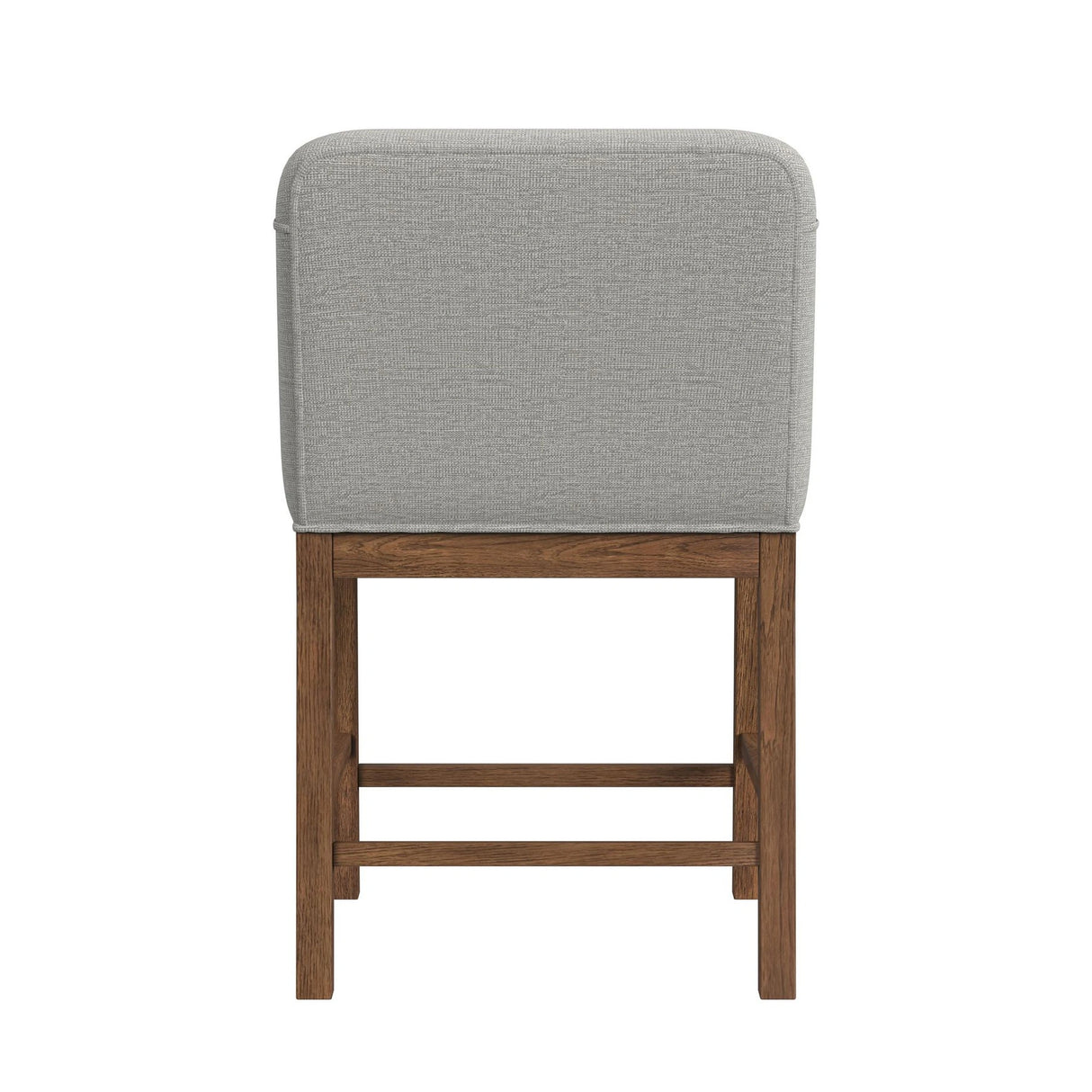 Glinda UPH Chair with Light Grey Fabric in Brown (2 Per Carton)