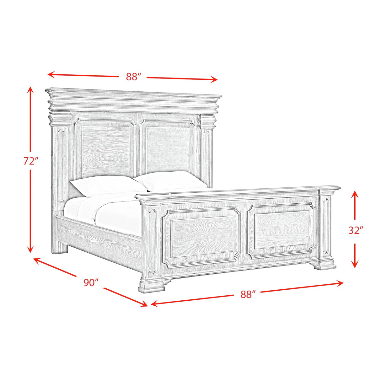 Kings Court Bed