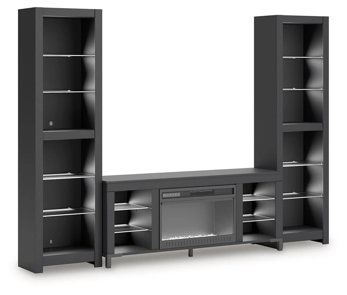 Cayberry Entertainment Center with Electric Fireplace