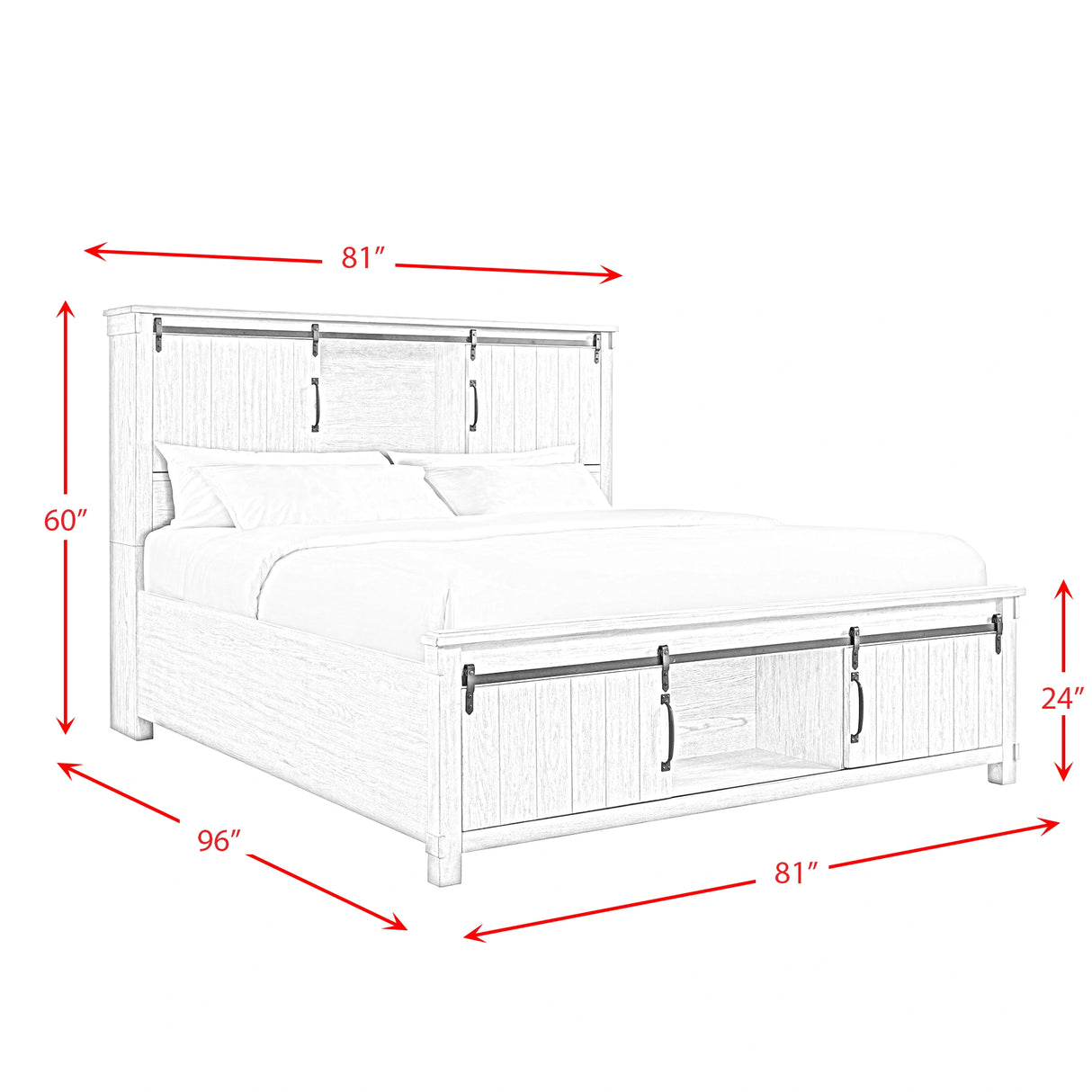 Scott Platform Storage Bedroom Set