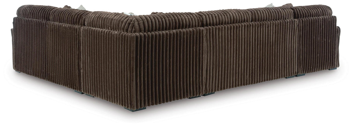 Midnight-Madness Sectional with Chaise