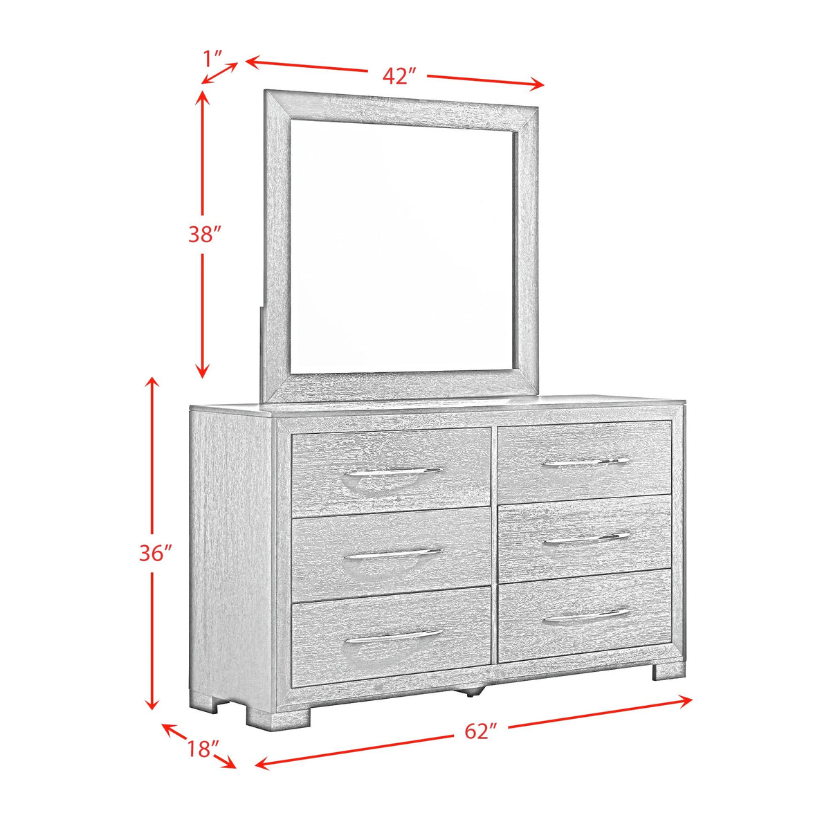 Allan Panel Bedroom Set in Black