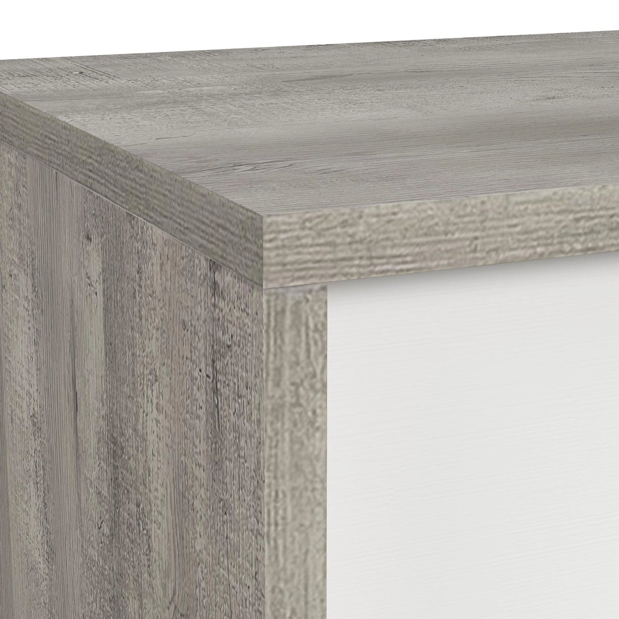 San Matteo 2-Drawer Nightstand with USB in Dual Tone
