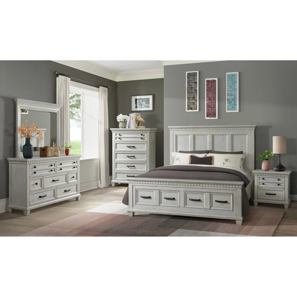 McCoy Dresser and Mirror Set