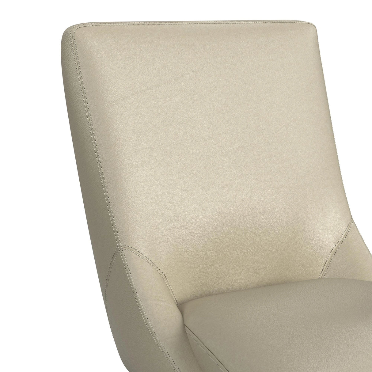 Villanova Swivel Counter Stool with Beige PU in Espresso (2 Per Carton)