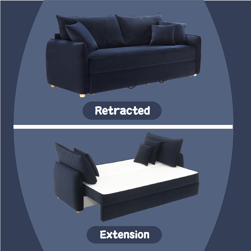 Sofa w/Sleeper & 3 Pillows (Full)