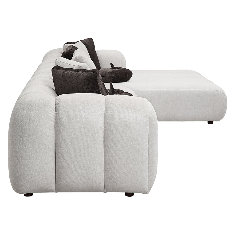 Sectional Sofa w/8 Pillows