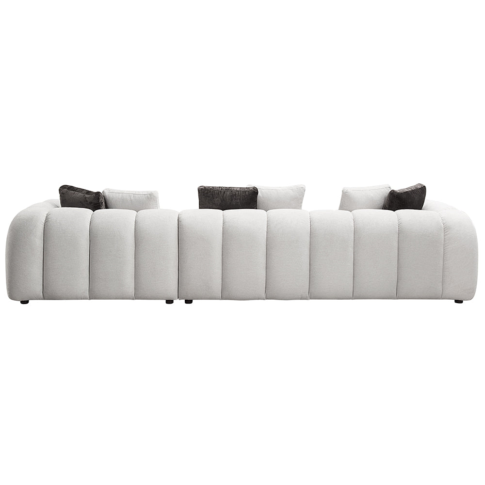 Sectional Sofa w/8 Pillows