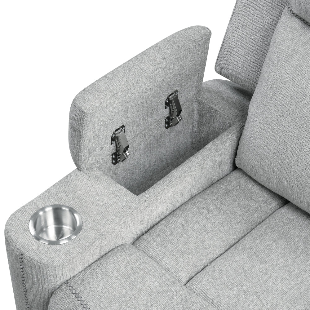 Motion Glider Recliner w/Storage Arm