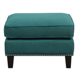 Erica 497 Ottoman W/Chrome Nail (ISTA 3)