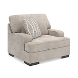 High Profile Chair & Ottoman Living Room Set