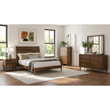 Malibu Panel Bed in Walnut