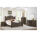 Brunswick Bedroom Set with 2 Nightstands in Mahogany