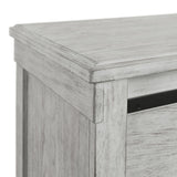 Scott Platform Storage Bedroom Set White Finish