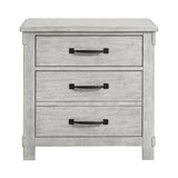 Scott Nightstand W/USB White Finish