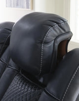 Fyne-Dyme Power Reclining Loveseat with Console