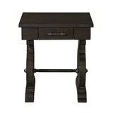 Stone Occasional Side Table With PU Base