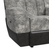 Santorini 6PC Motion Sectional Set in Dillon/Shire Grey