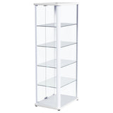 Aero Curio Cabinet with LED Lighting