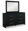 Maeling Dresser and Mirror