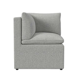 Portland UPH Corner Nook in Grey Boucle