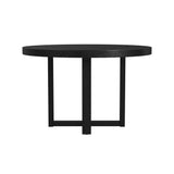 Bahama Breeze 47.5"" Round Dining Table in Black