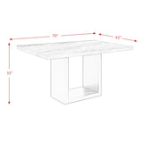Valentino White Dining Table
