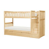 Bartly-(5) Twin/Twin Step Bunk Bed with Twin Trundle image