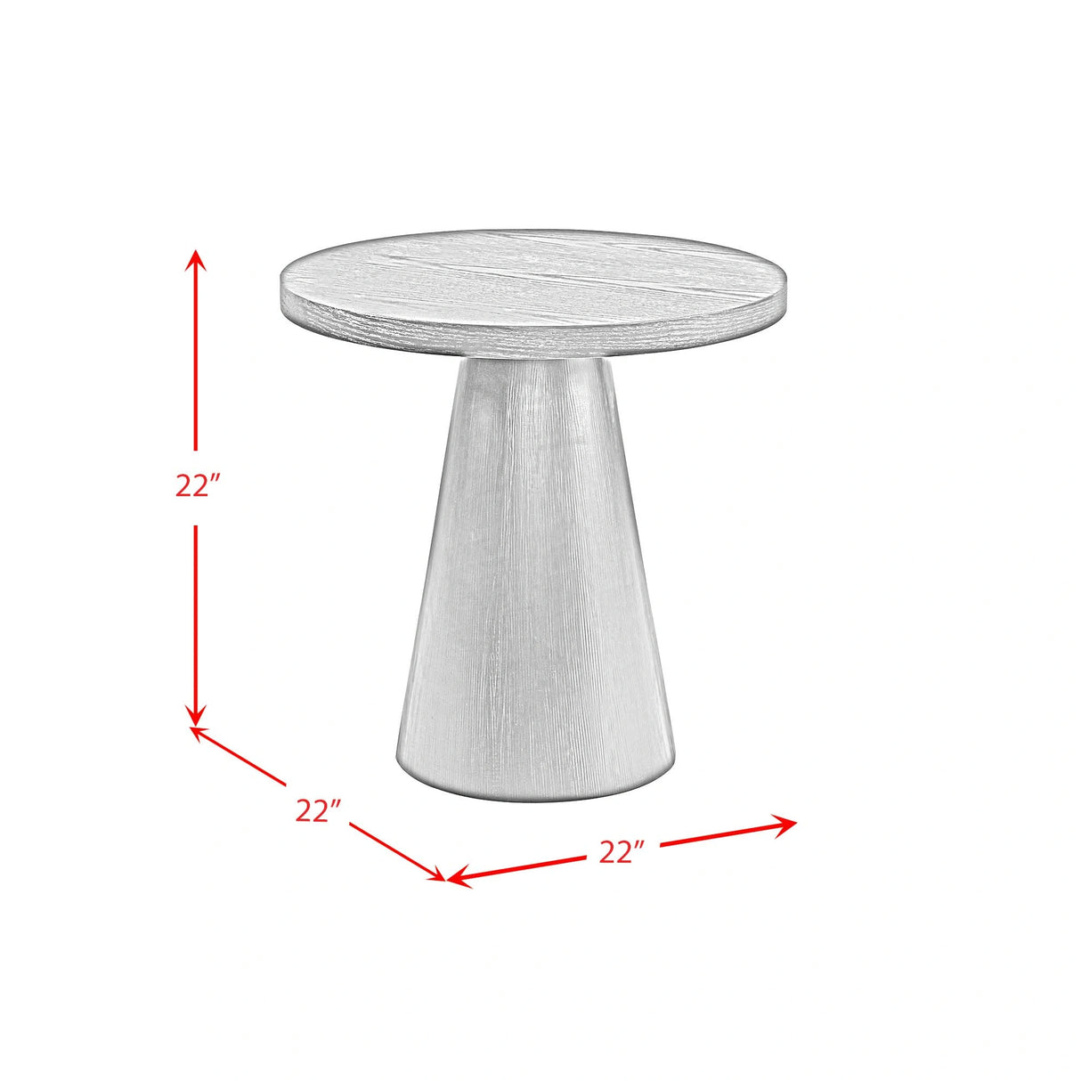 Portland End Table in Black