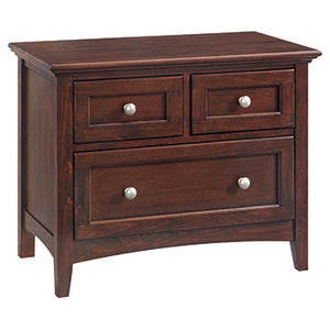 1102CAF CAF 3–Drawer Wide Nightstand