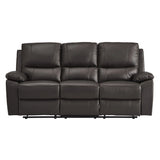 9368BRW-3 - Double Reclining Sofa
