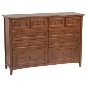 1128GAC GAC 10–Drawer Dresser