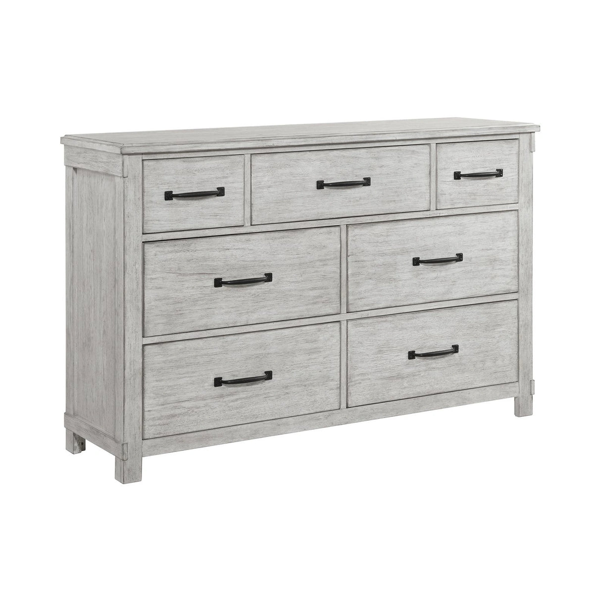 Scott Platform Storage Bedroom Set White Finish
