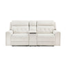 Celeste-Power Double Reclining Love Seat with Center Console, Power Headrests, Hidden Arms Cup Holders, Charging Ports and Wireless Charger image