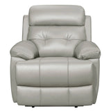 Lambent Double Reclining Chair in Silver Gray