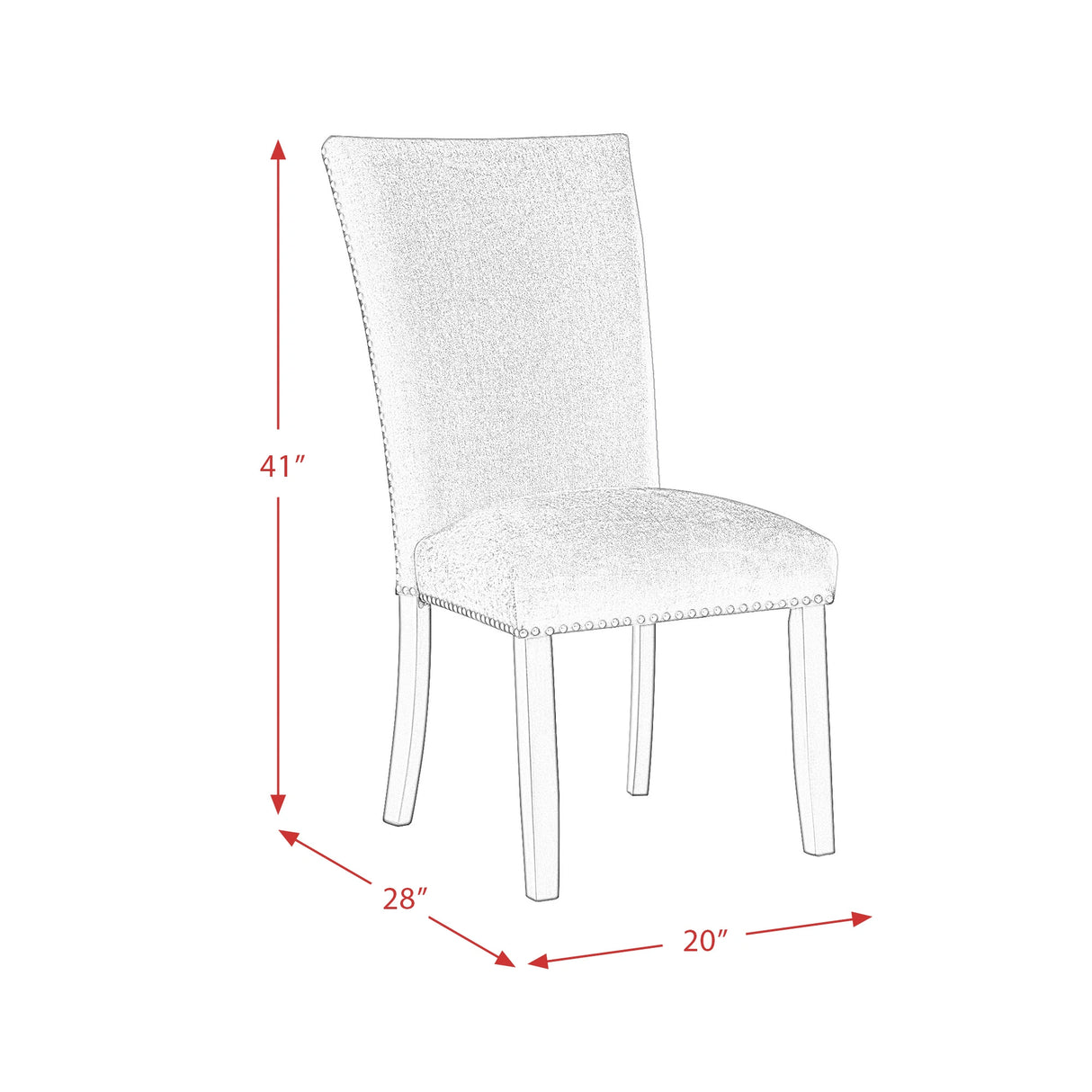 Francesca Dining Side Chair (2 Per Pack)