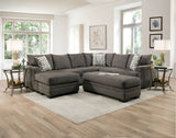 Behold Home 1310 Bailey Charcoal Sectional