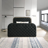 Eastern King Bed w/LED, Fireplace & TV Cabinet