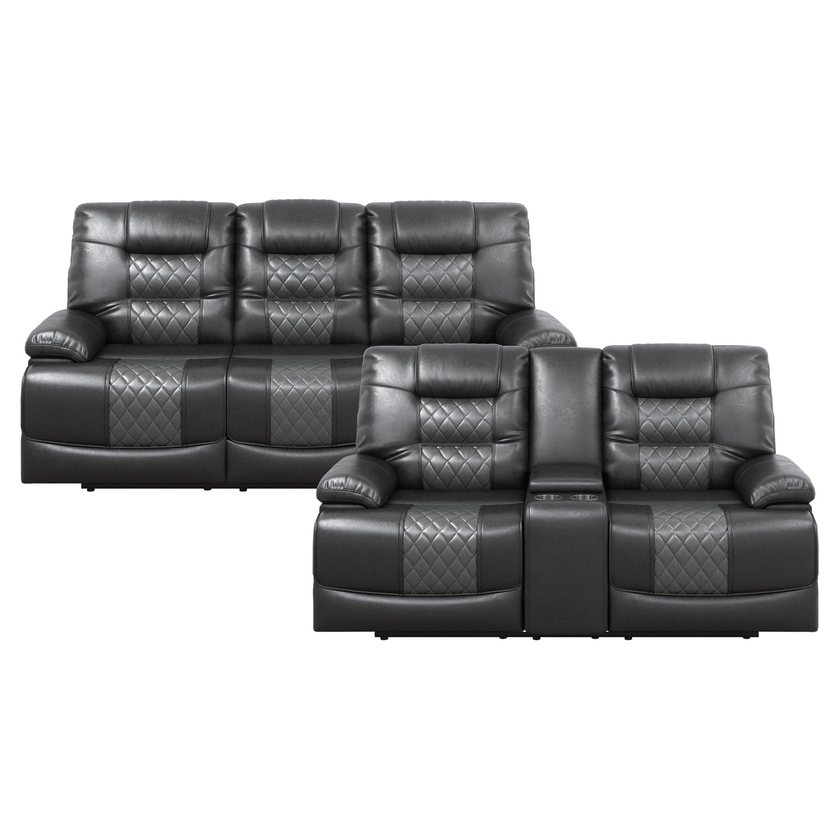 Fabian-2pc Set: Sofa, Love image