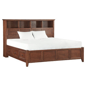 1375GAC GAC King Bookcase Storage Bed