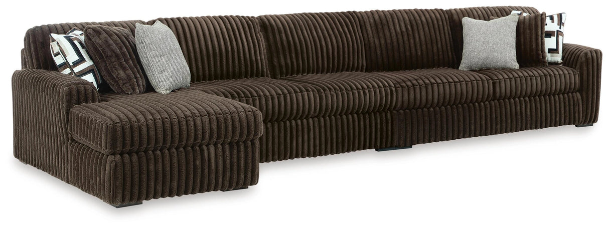 Midnight-Madness Sectional with Chaise
