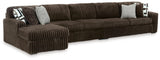 Midnight-Madness Sectional with Chaise