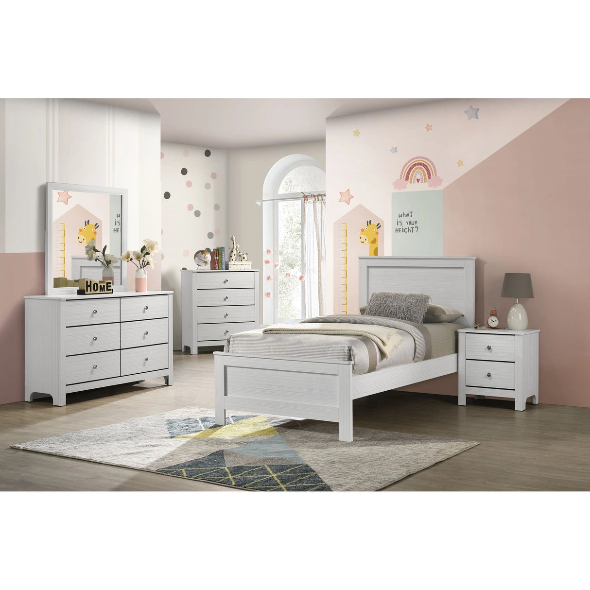 Sami Youth Dresser and Mirror Set