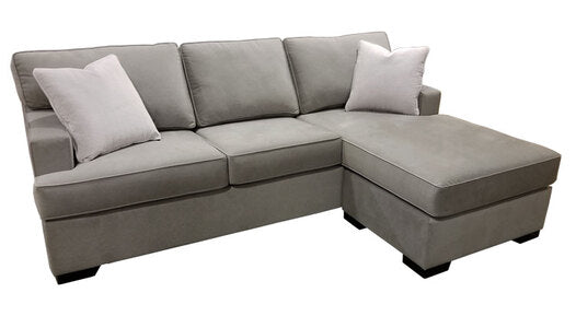 Sofa Chaise Qn. Sleeper Gel - Stellar Smoke
